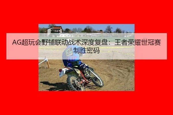 AG超玩会野辅联动战术深度复盘：王者荣耀世冠赛制胜密码